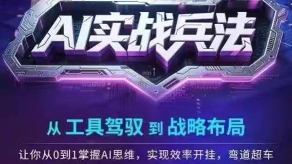 周文强老师（AI实战兵法课程）高清视频课